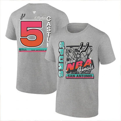 SAS 2026 Basketball  Western Conference Champions Printed T-Shirt V2