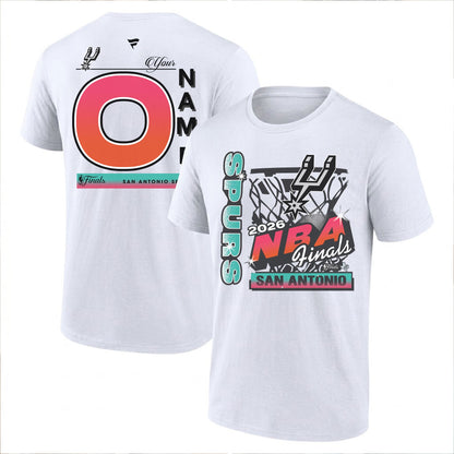 SAS 2026 Basketball  Western Conference Champions Custom Printed T-Shirt V2