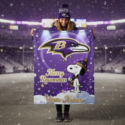 BAL x SNP | Premium Christmas Fleece Blanket & Throw Pillow