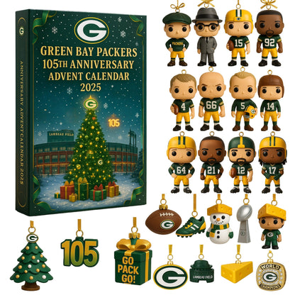 Green Bay Packers 105th Anniversary Advent Calendar 2025
