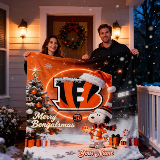 CB x SNP | Premium Christmas Fleece Blanket & Throw Pillow