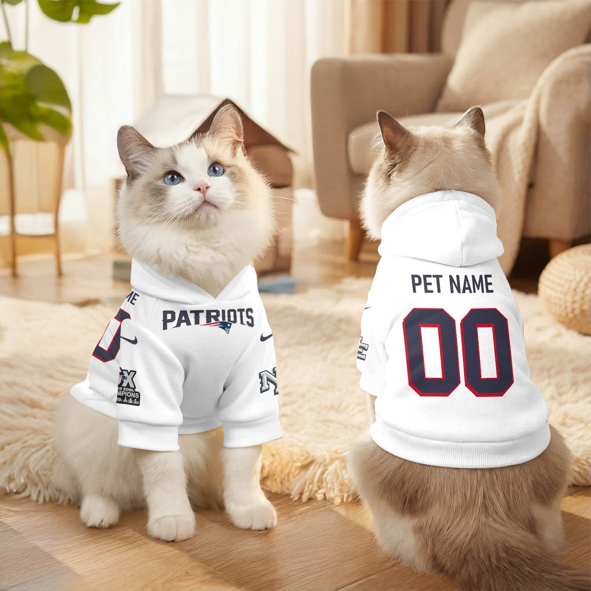NE “Rivalries” Pet Hoodie