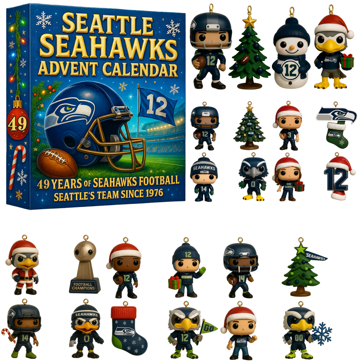 2025 Seattle Seahawks Advent Calendar