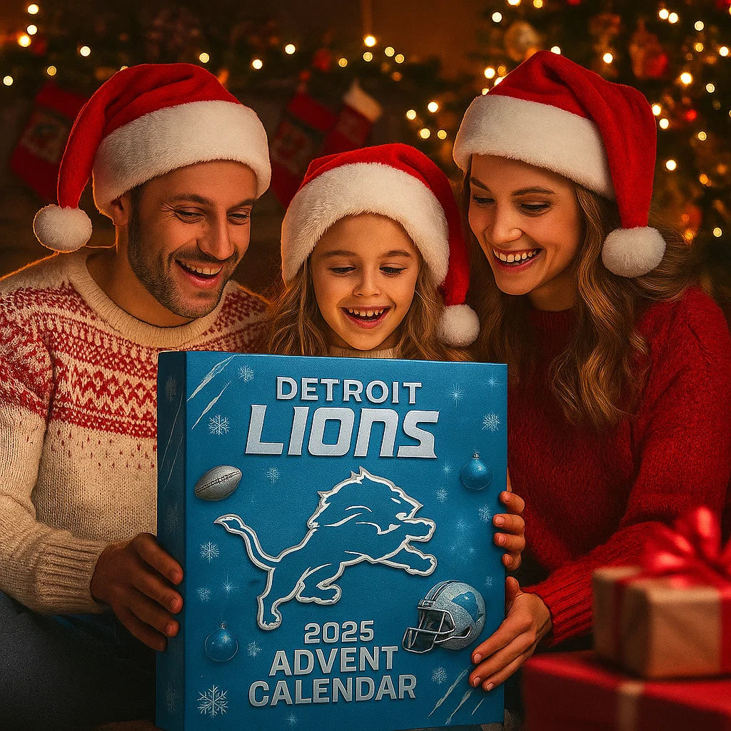 Detroit Lions Star Advent Calendar