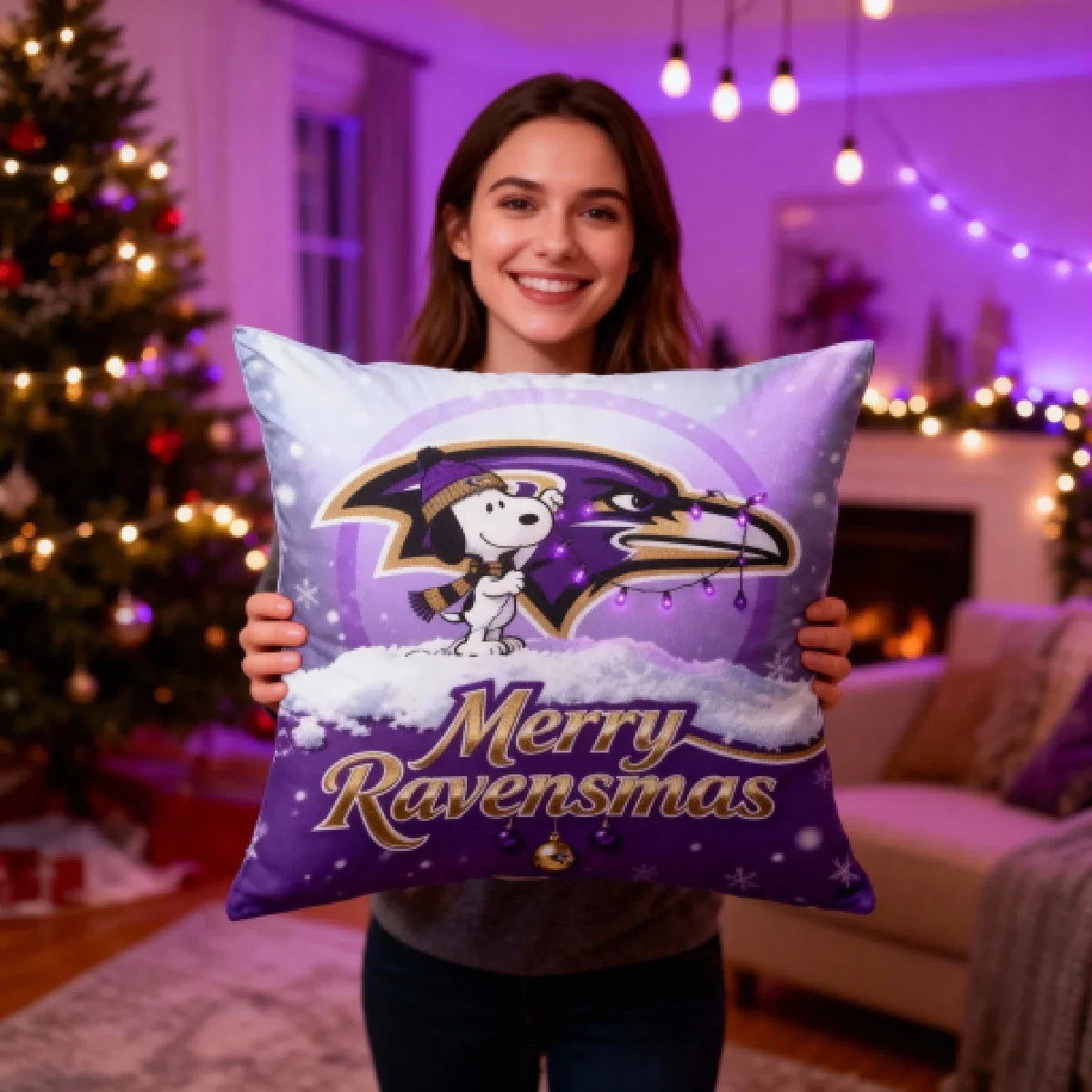 BAL x SNP | Premium Christmas Fleece Blanket & Throw Pillow