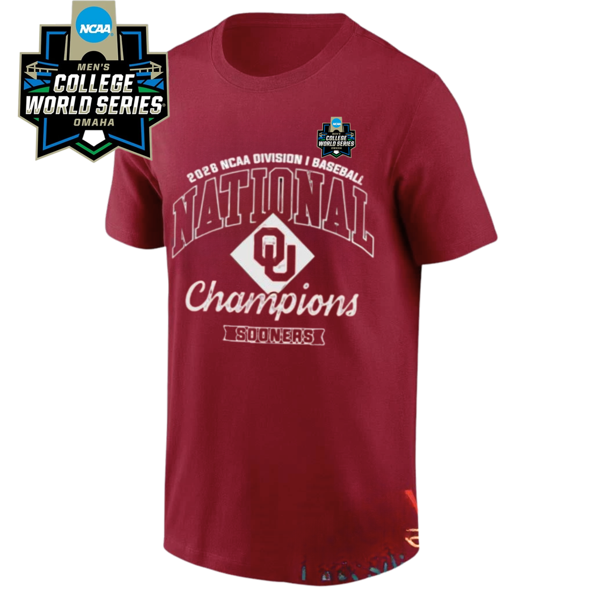 OU 2026 NCAA Men’s Baseball National Champions One Side T-Shirt V4
