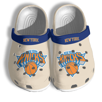 NYK 2026 Basketball  Finals Clogs Cream - Charms Gift Set