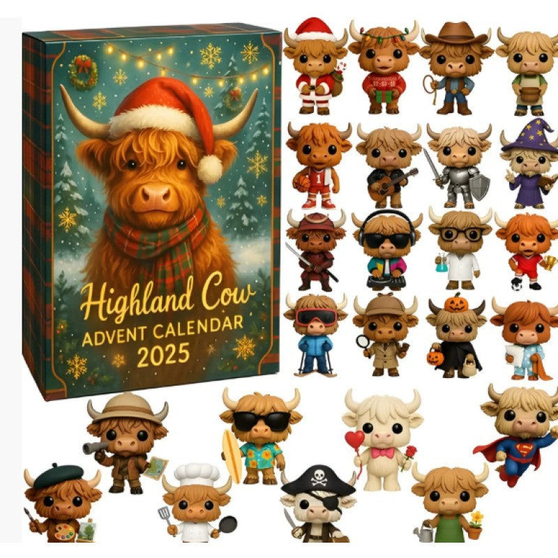Highland Cow Advent Calendar 2025