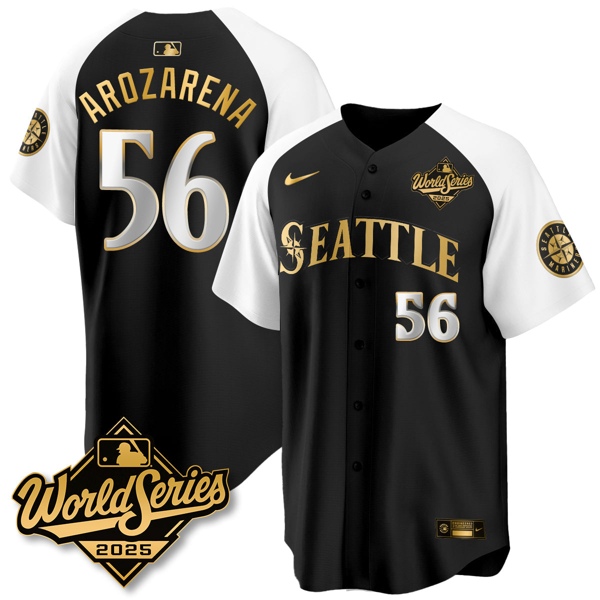 SEA 2025 World Series Gold Jersey - Stitched