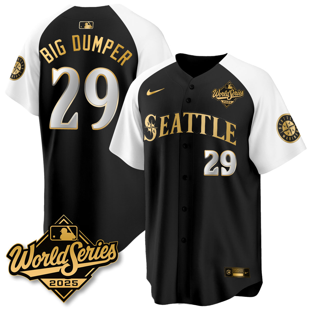 SEA 2025 World Series Gold Jersey - Stitched