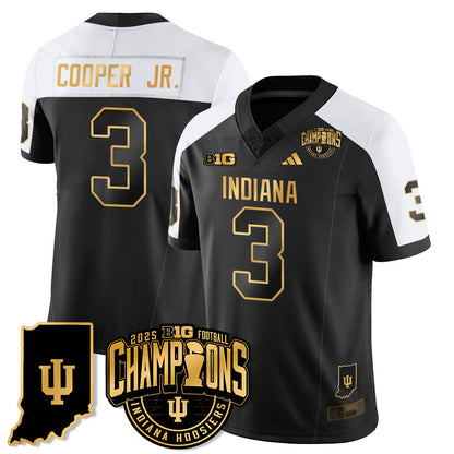 IND Vapor Limited Football Gold Jersey - Big 10 Champions - Stitched