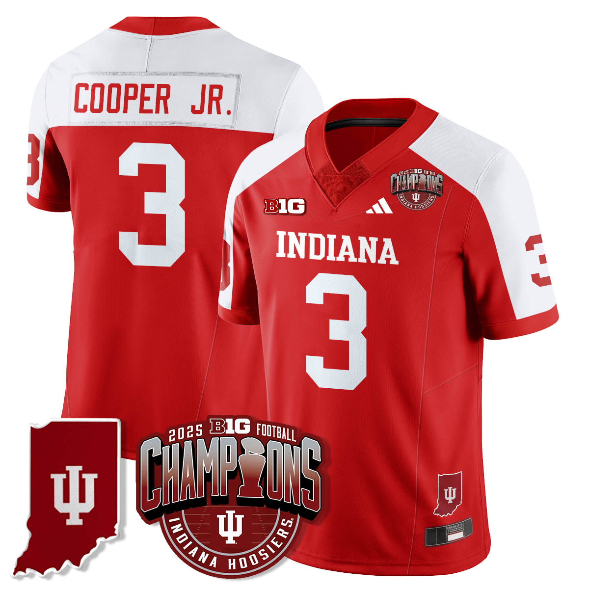 IND Vapor Limited Football Jersey - Big 10 Champions