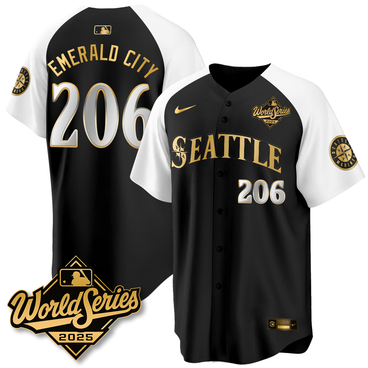 SEA 2025 World Series Gold Jersey - Stitched