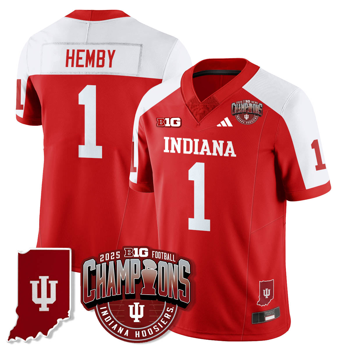 IND Vapor Limited Football Jersey - Big 10 Champions