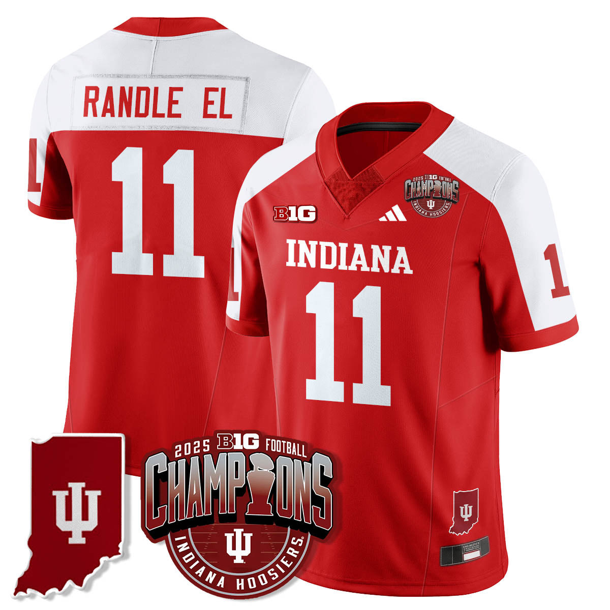 IND Vapor Limited Football Jersey - Big 10 Champions