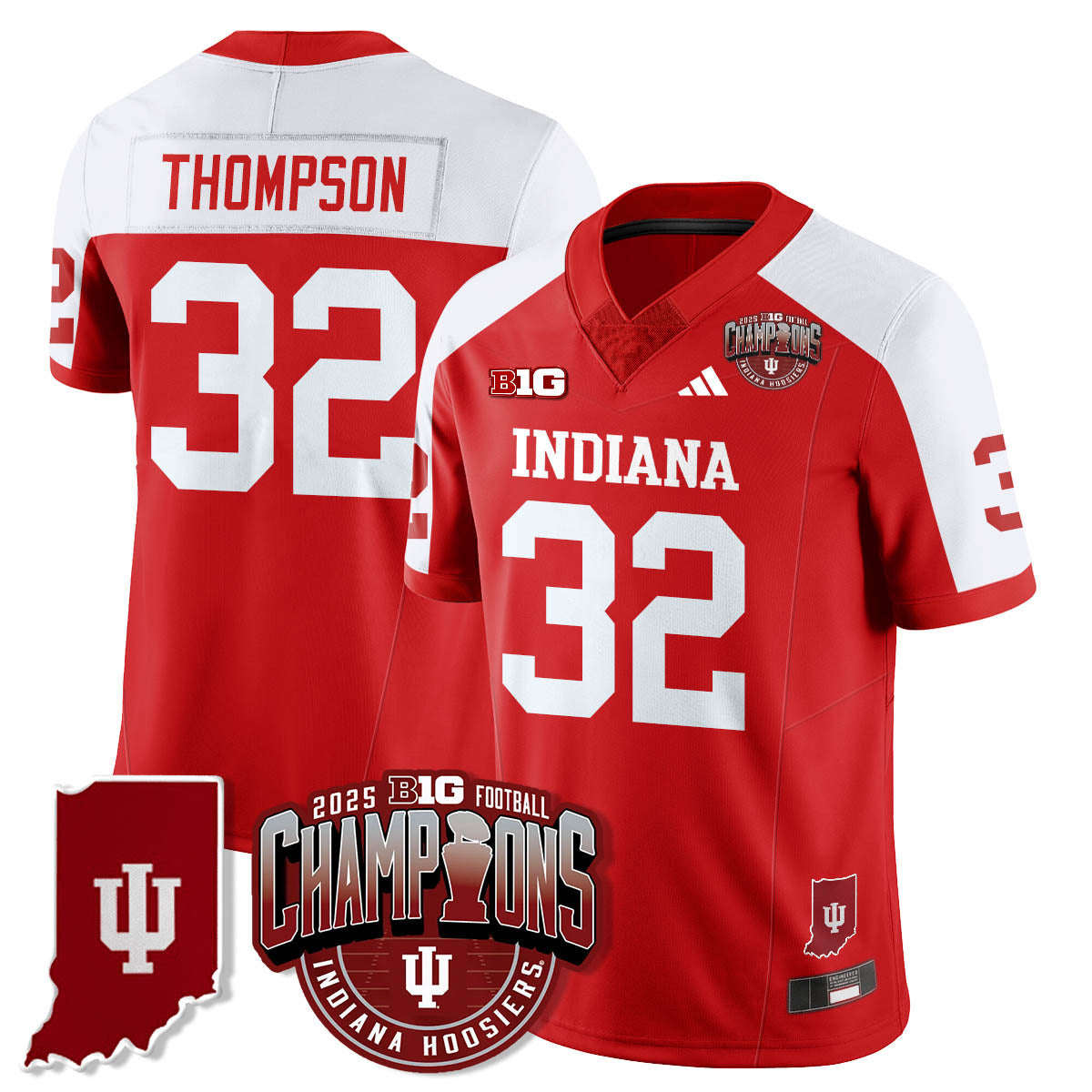IND Vapor Limited Football Jersey - Big 10 Champions