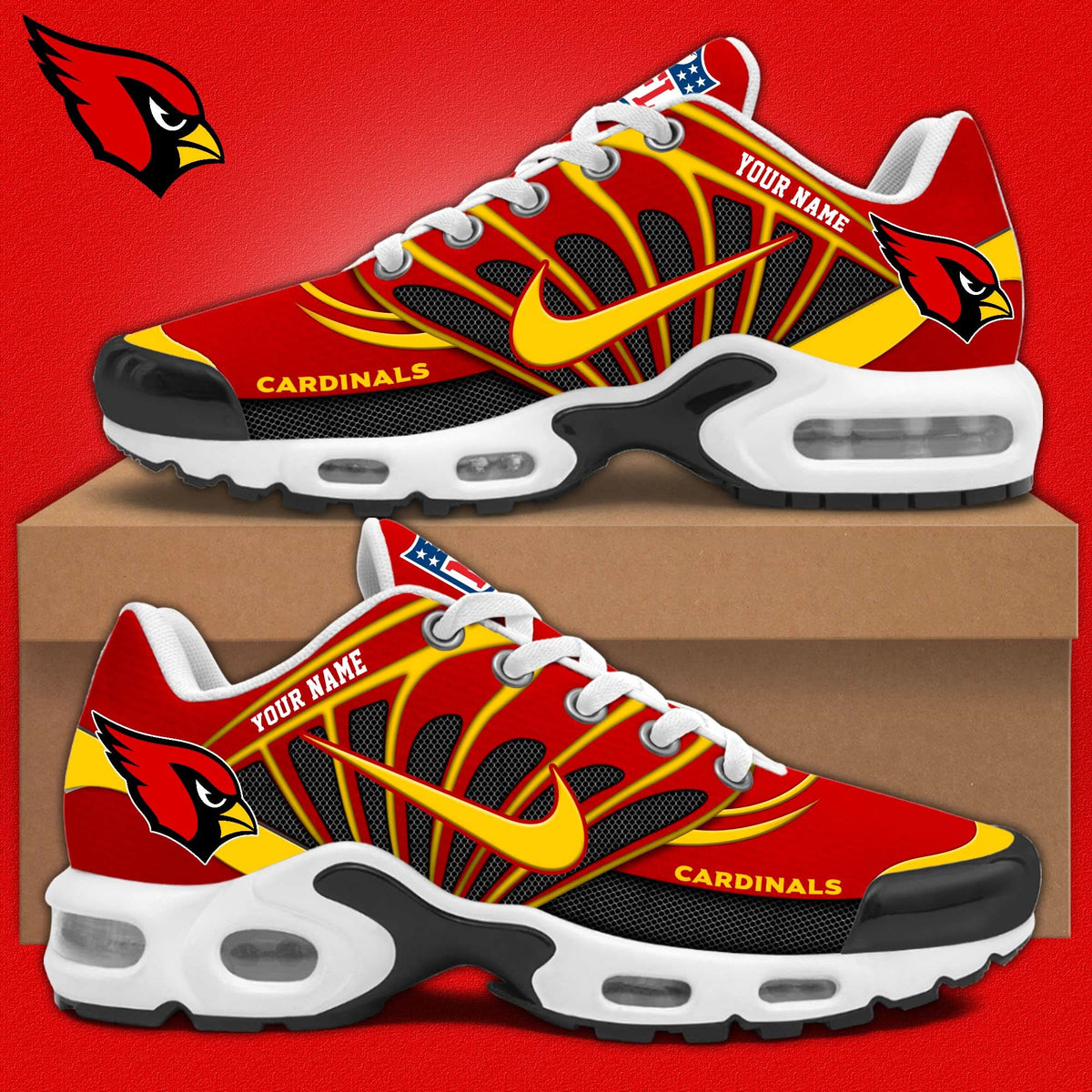 Arizona Cardinals Personalized Shoes Limited Edition