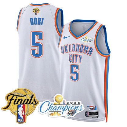 OKC 2025 Basketball  Champions Jersey - Stitched