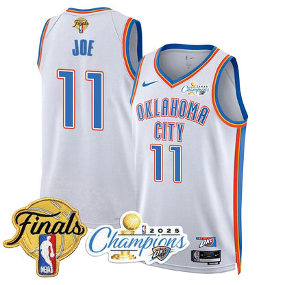 OKC 2025 Basketball  Champions Jersey - Stitched