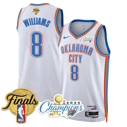 OKC 2025 Basketball  Champions Jersey - Stitched
