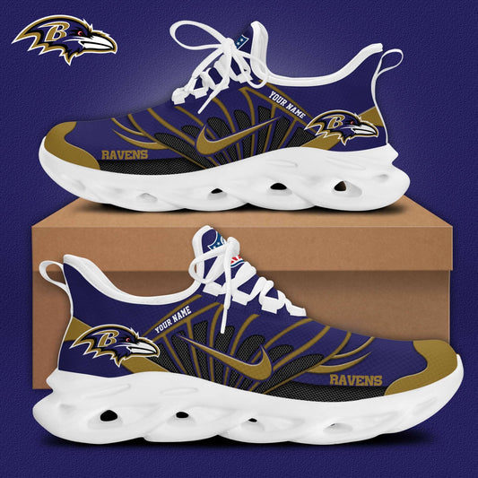 Baltimore Ravens Customized Premium Max Soul Shoes