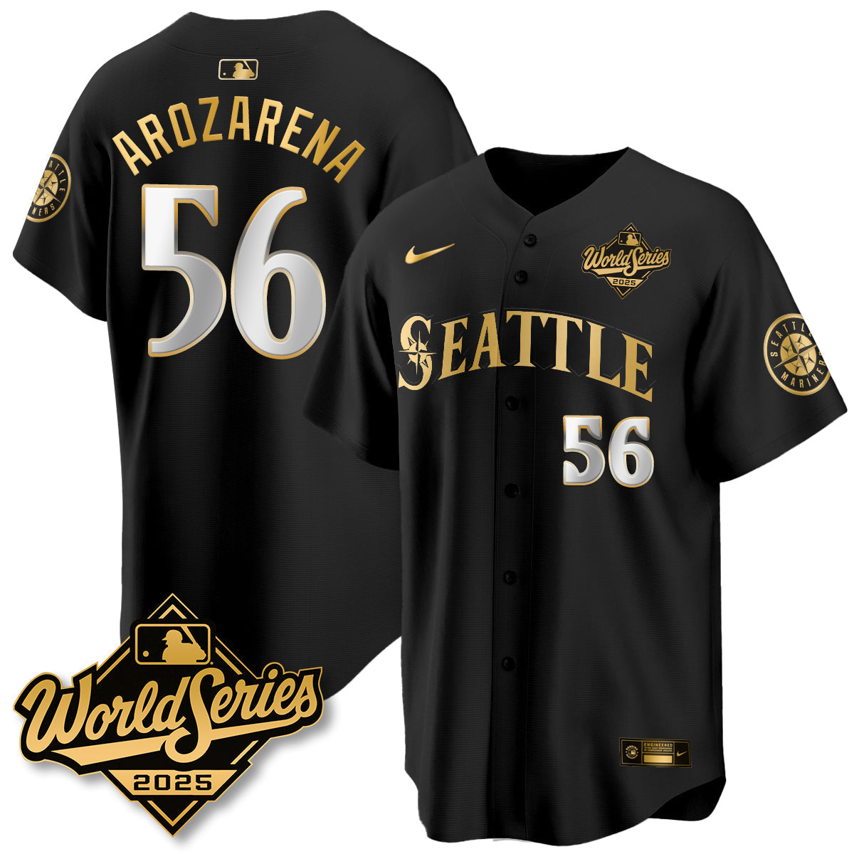SEA 2025 World Series Gold Jersey - Stitched