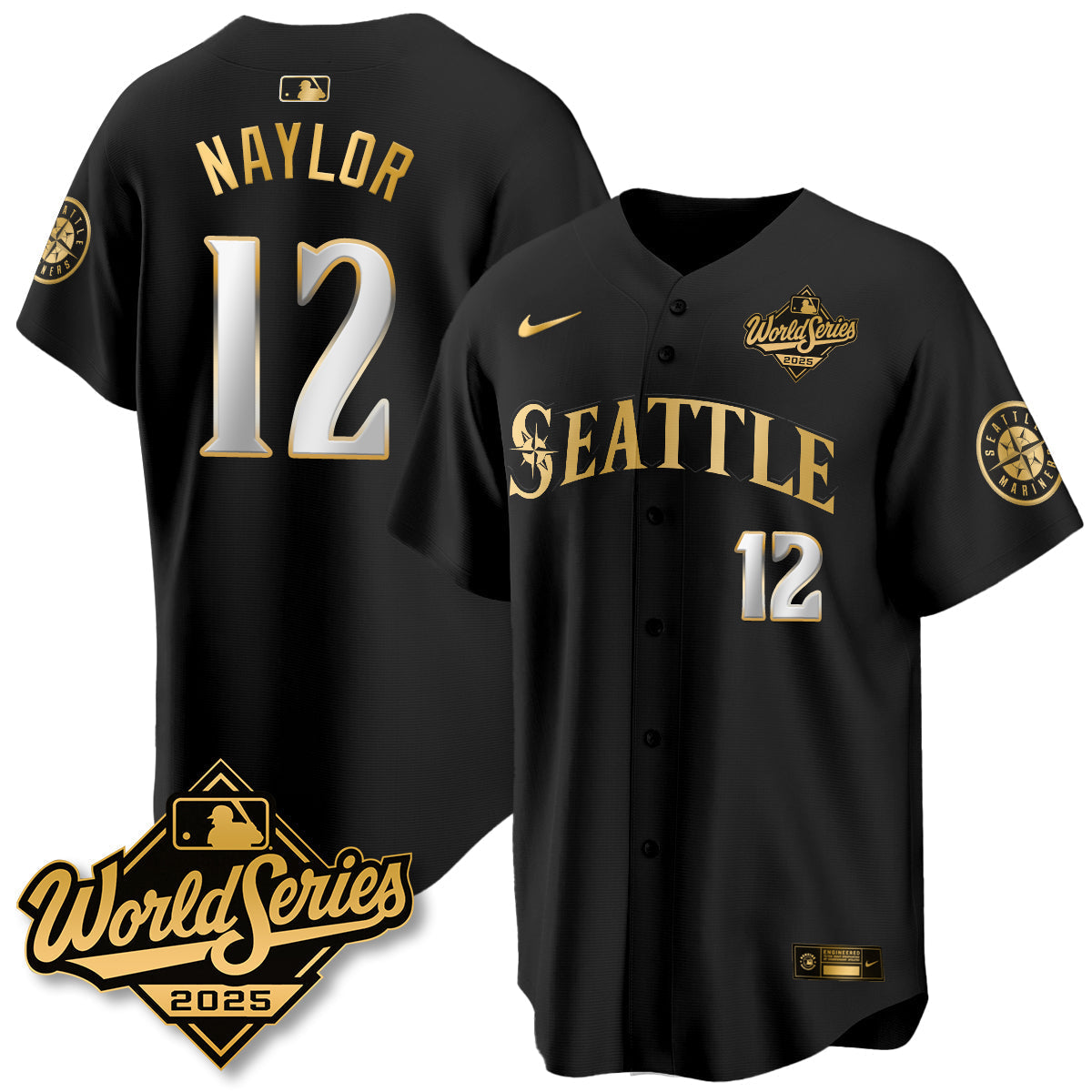 SEA 2025 World Series Gold Jersey - Stitched