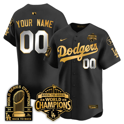 LAD 2025 World Series Champions Jersey - 9x Champs - Stitched