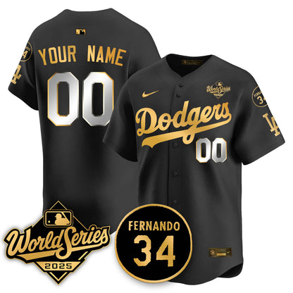 LAD 2025 National League Champions Custom Jersey - Stitched