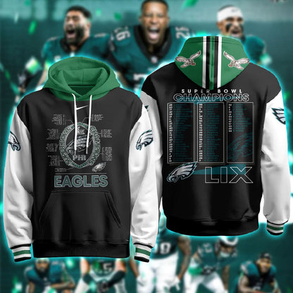 PE Super Bowl LIX Champions Hoodie - Printed