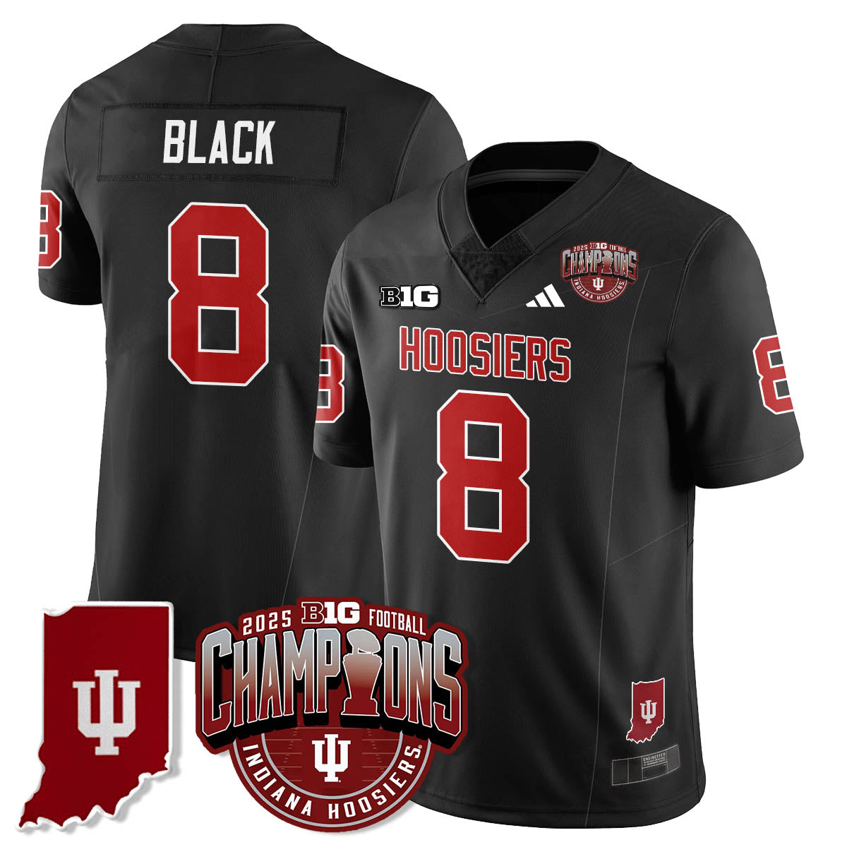 IND Vapor Limited Football Jersey - Big 10 Champions