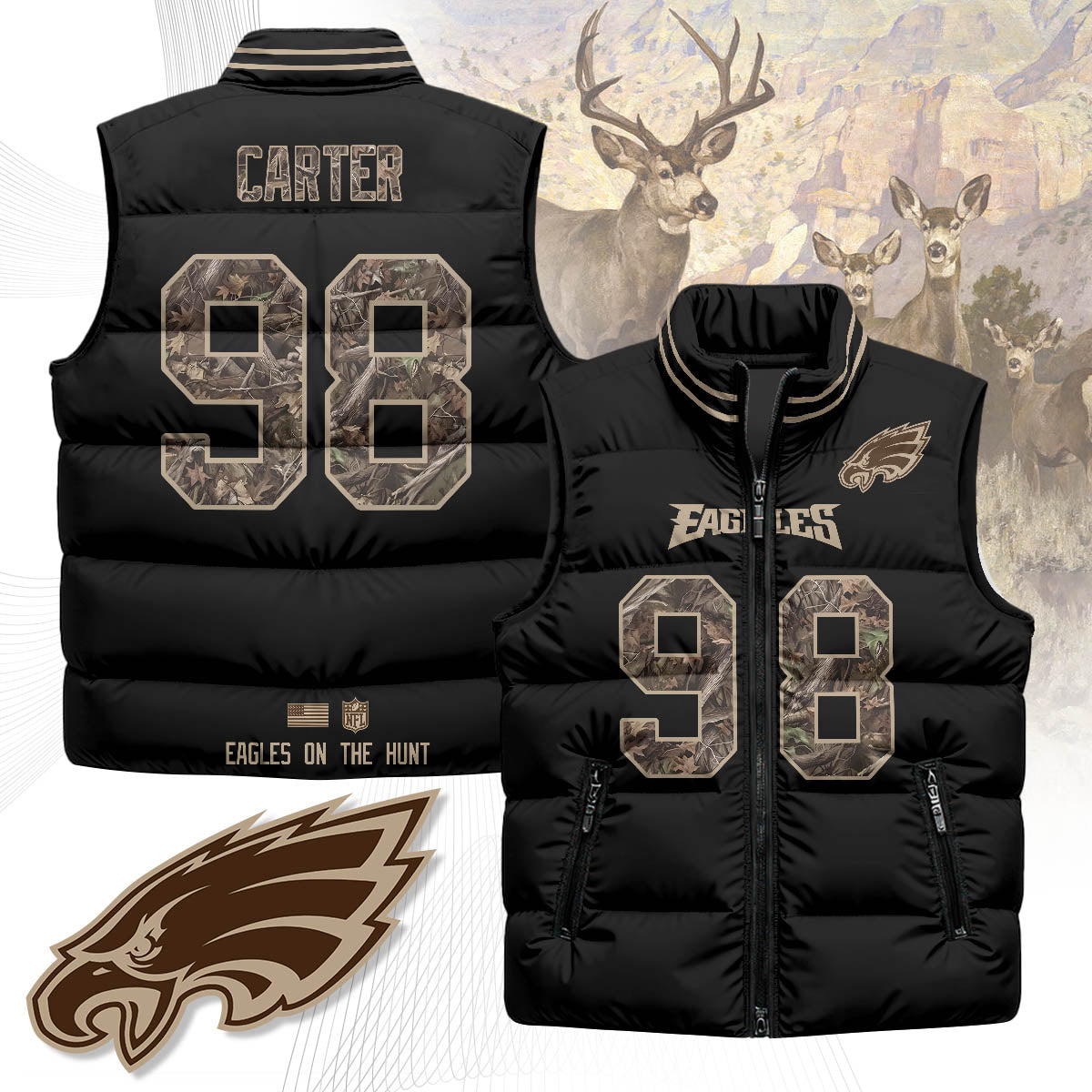 PE Hunting Unisex Puffer Vest