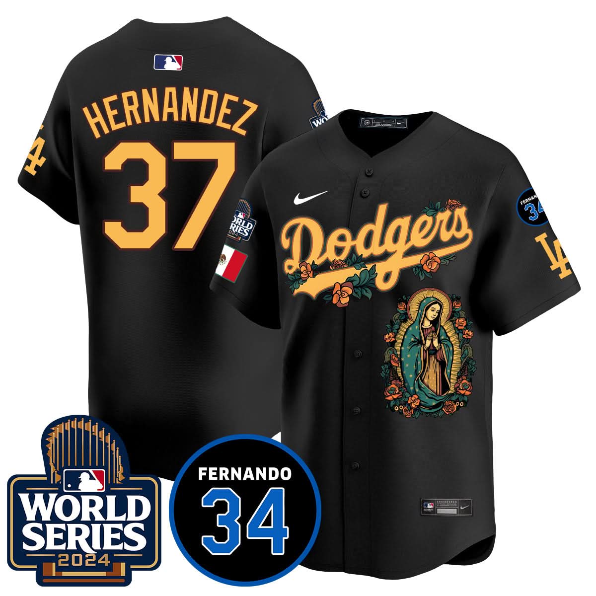 LAD Guadalupe - Fernando Valenzuela Memorial Jersey - Printed
