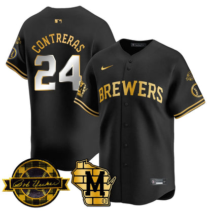 MB 2025 Limited Jersey - Bob Uecker Patch - Stitched