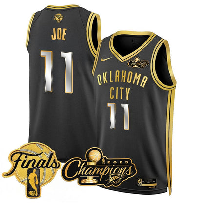 OKC 2025 Basketball  Champions Jersey - Stitched