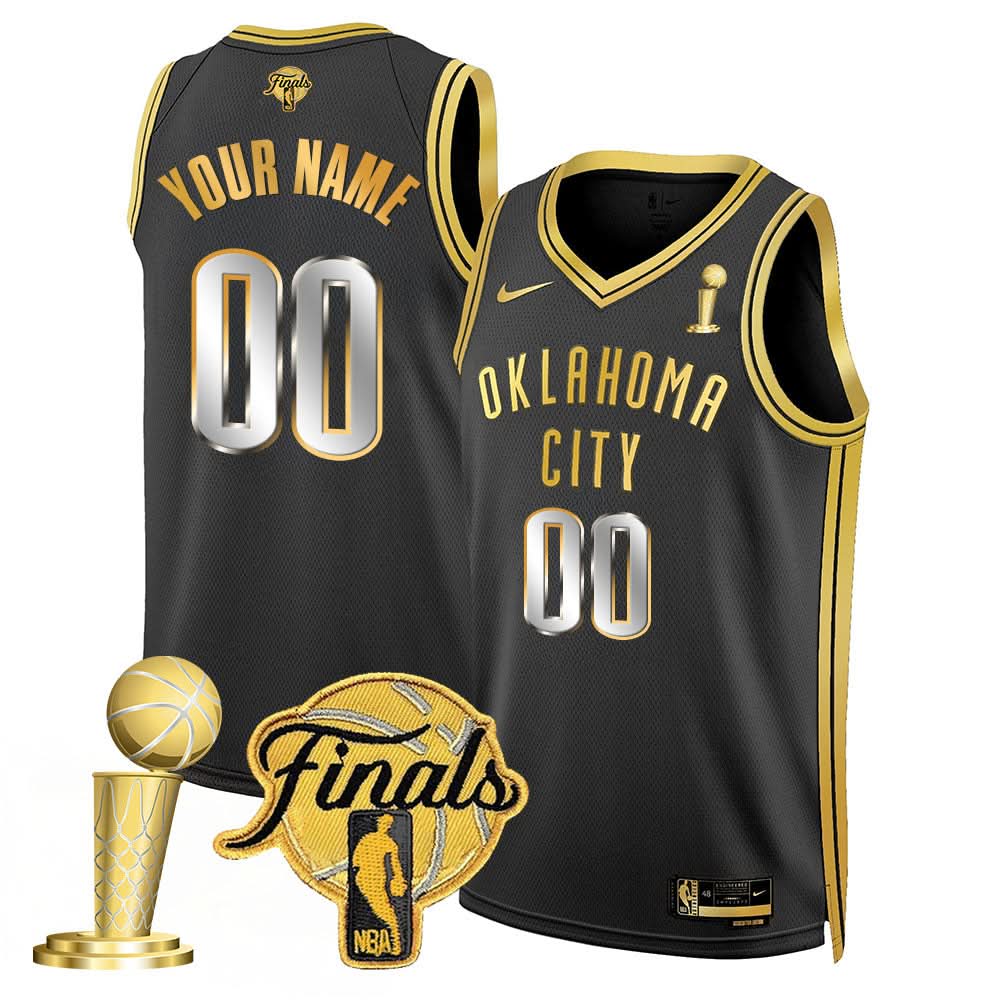 OKC 2024-25 Champions Custom Jersey - Stitched