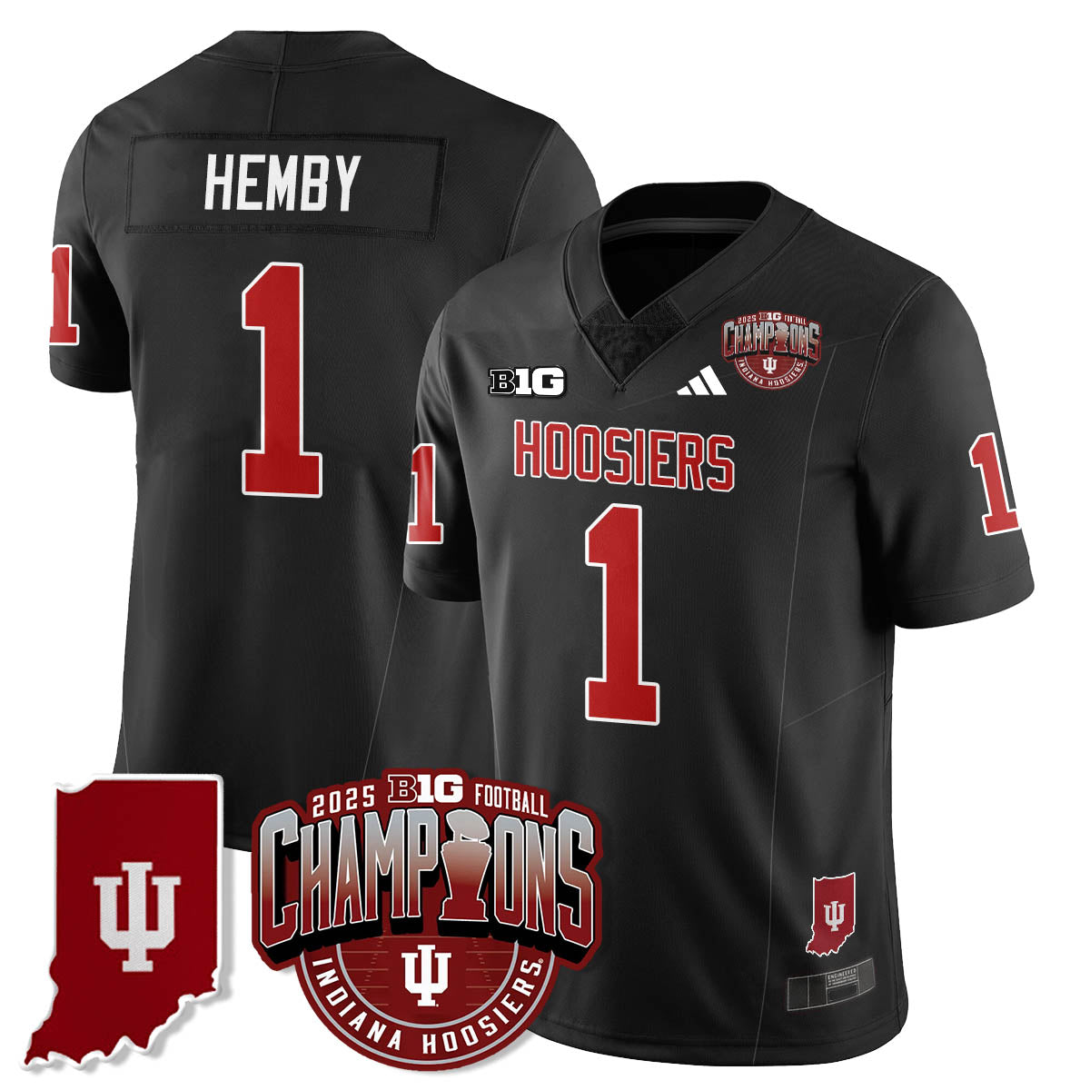 IND Vapor Limited Football Jersey - Big 10 Champions