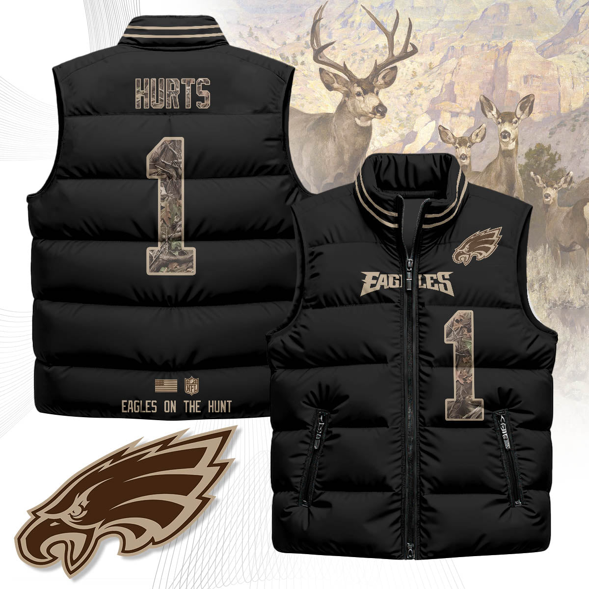 PE Hunting Unisex Puffer Vest