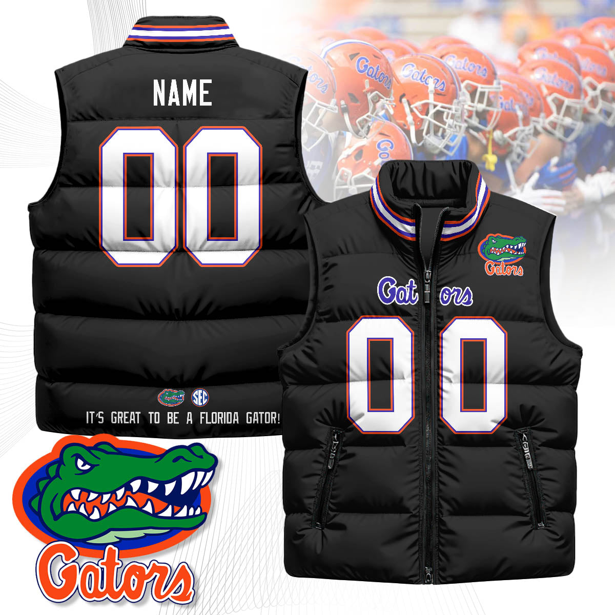 Personalized FG Unisex Puffer Vest