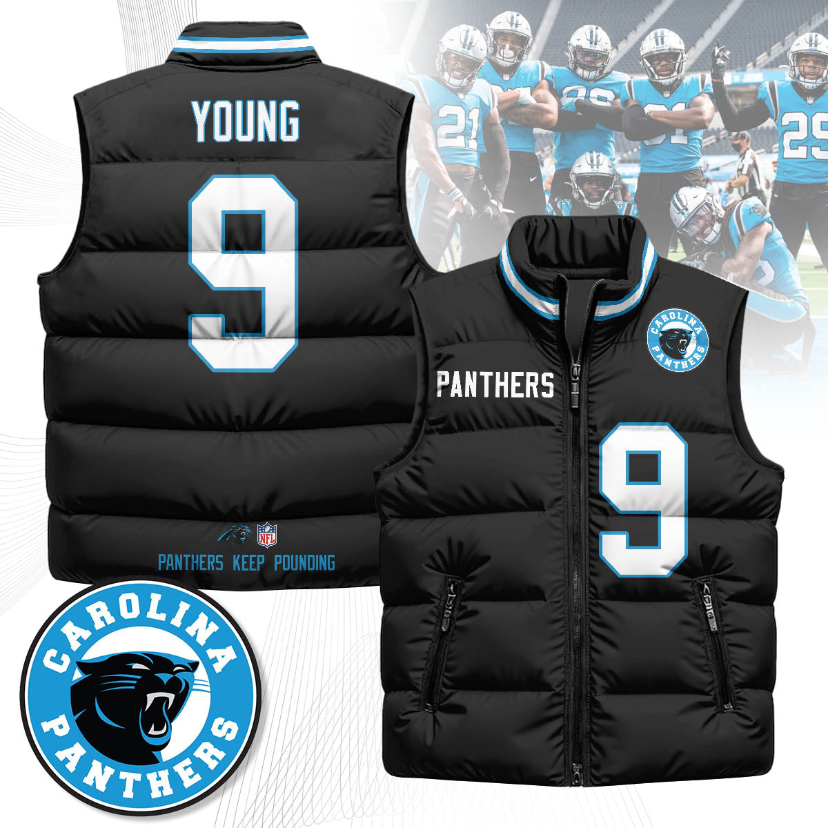CAR Unisex Puffer Vest