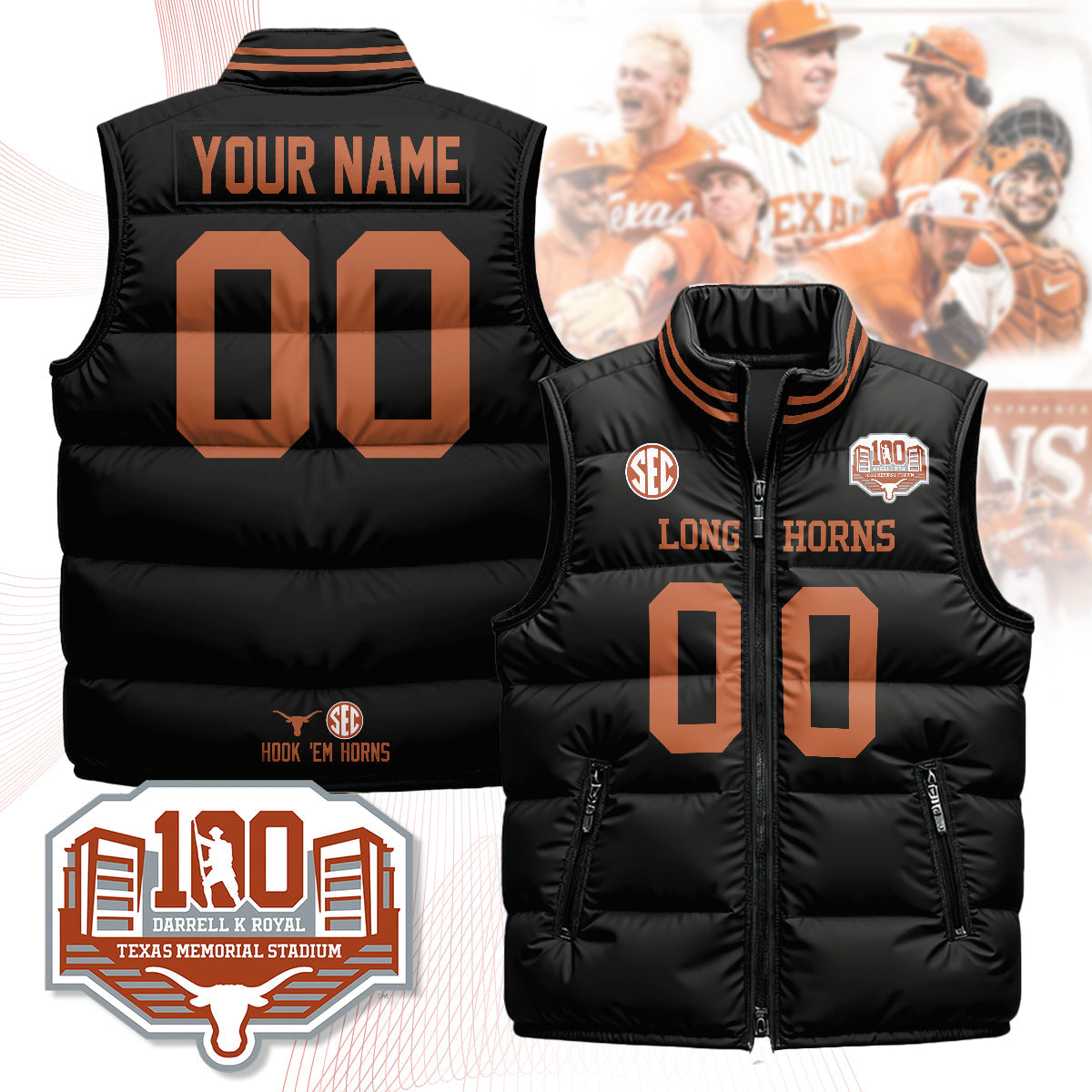 Personalized TL Unisex Puffer Vest