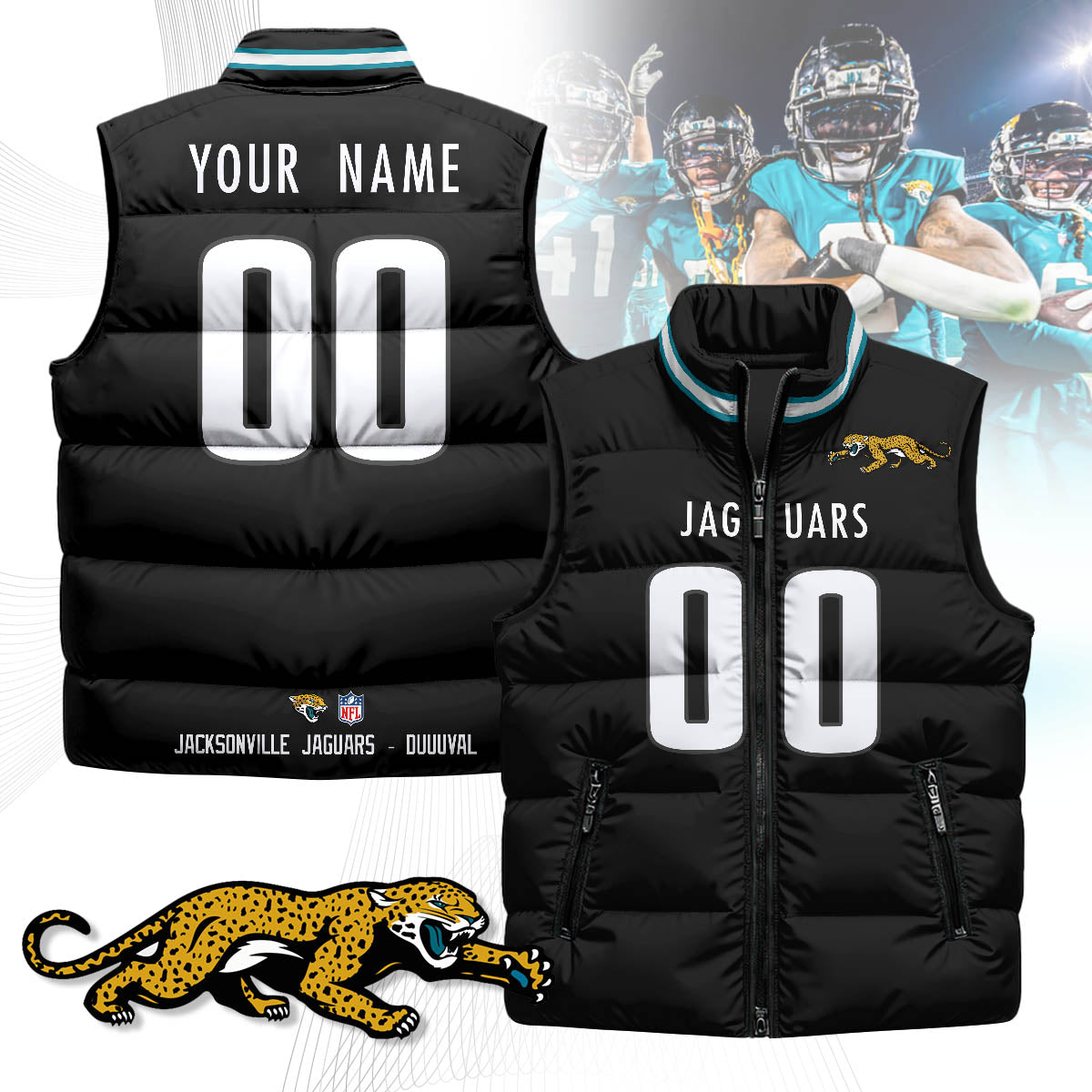 Personalized JJ Unisex Puffer Vest