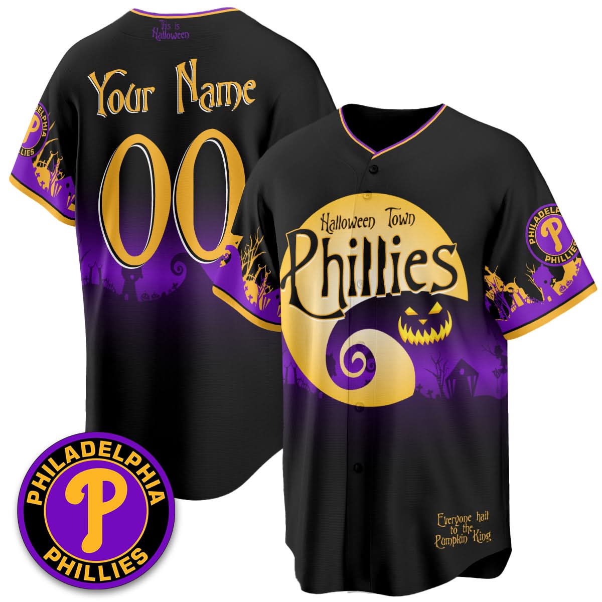 PP "Halloween Town" Limited Custom Jersey - Stitched
