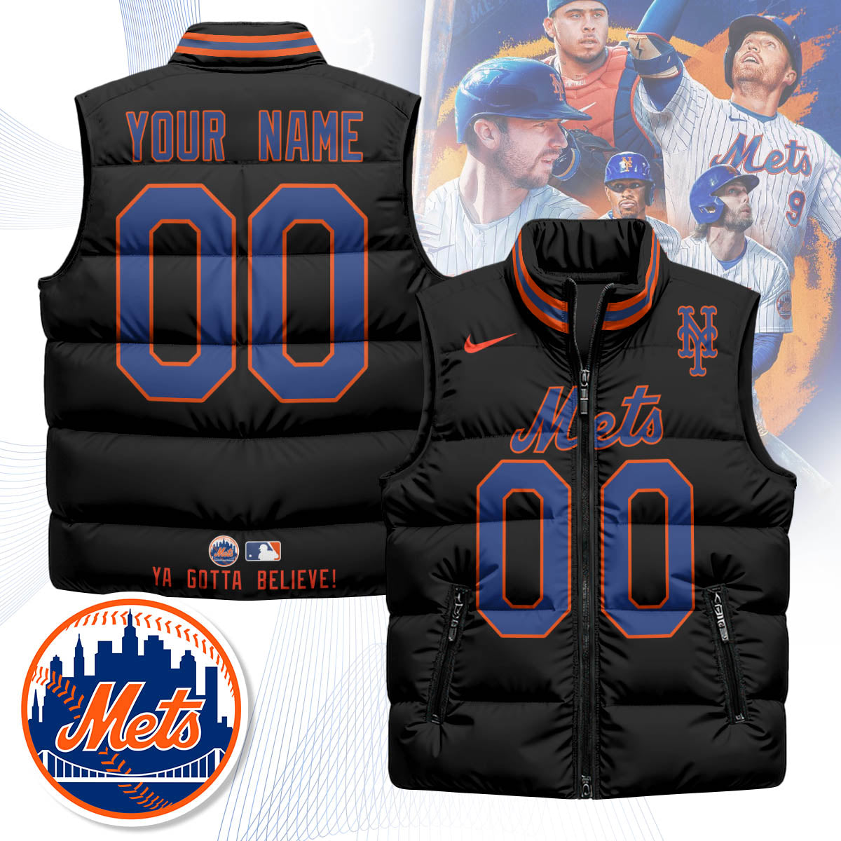 Personalized NYM Unisex Puffer Vest