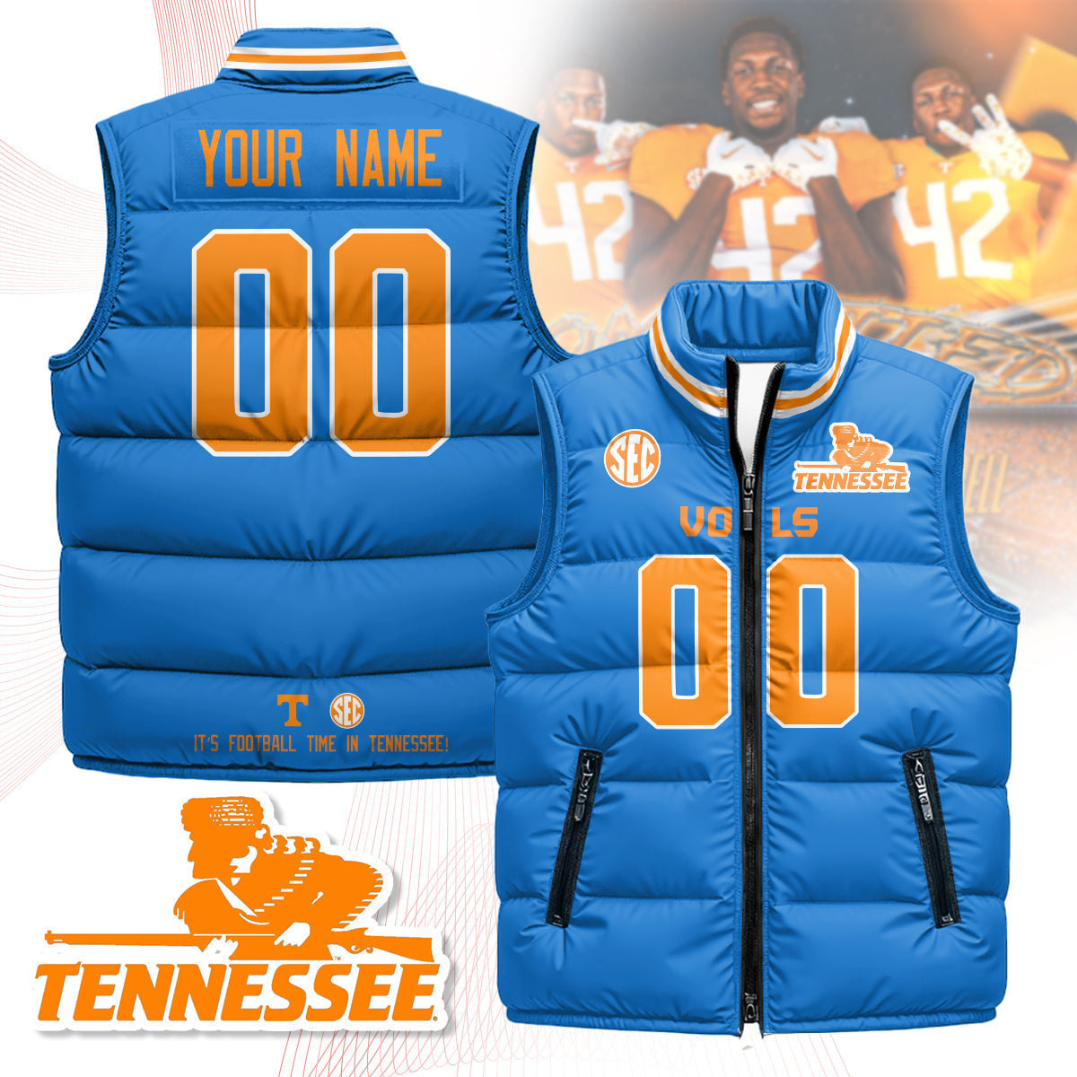 Personalized TV Unisex Puffer Vest