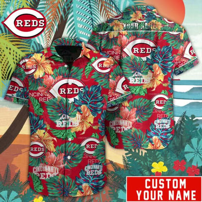 CR Special Hawaiian Design Button Shirt V2304 - The Lucky Shops