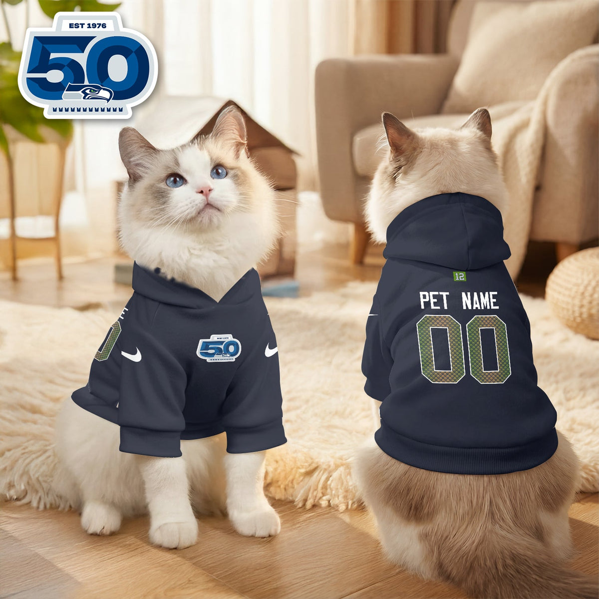 SEA “Rivalries” Pet Hoodie
