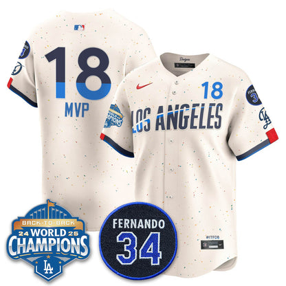 LAD 2025 Back To Back Champions Jersey - Stitched
