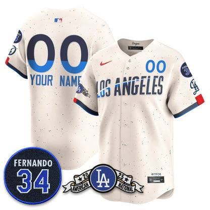 LAD 2025 National League Champions Custom Jersey - Stitched