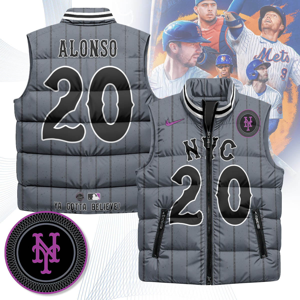 NYM Unisex Puffer Vest